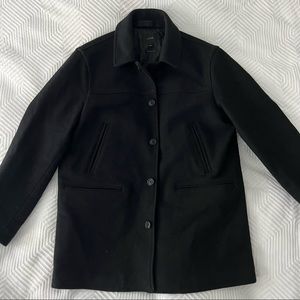 J-Crew Men’s 100% Wool University Jacket - Black - Large